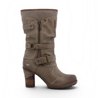 Mustang Jeans Mustang Dames lange laarzen met halve kuit - M0162001