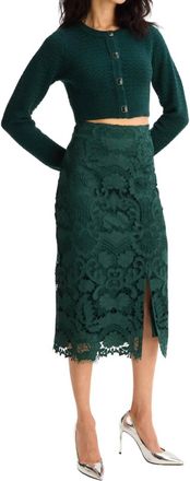 Allison New York Drea Skirt In Pine Green