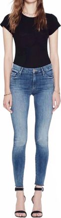 Mother High Waisted Looker Ankle Fray Jeans In Everything We Keep