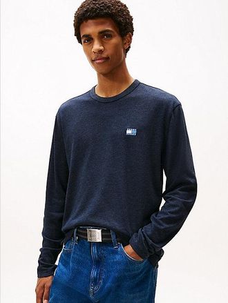 Tommy Hilfiger Tonal Tommy Badge Long Sleeve T-Shirt