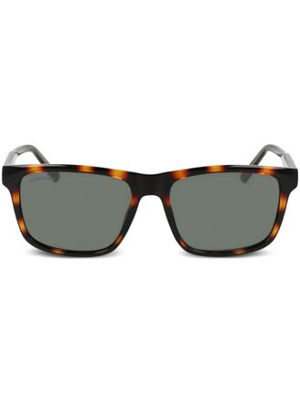 Lacoste square-frame sunglasses - Brown