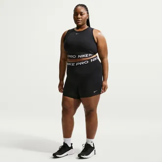 Nike Womens Nike Pro 365 5 Shorts (Plus Size) in Black | DR6858-010