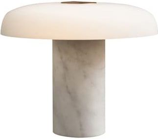 FontanaArte Table lamp Tropico - White - Galvanized metal - Designer Gabriele & Oscar Buratti