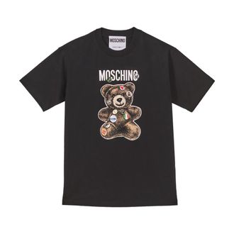 Moschino Dames, Tops, Zwart, Maat: M Katoen