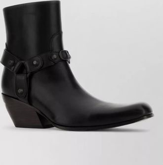 Balenciaga leather ankle boots