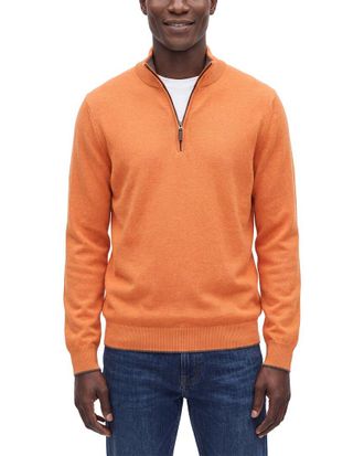 N.Peal N.Peal Carnaby Cashmere 1/2-Zip Sweater