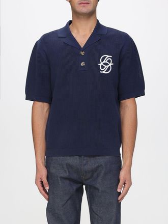 Dr&ocirc;le de Monsieur Polo in maglia di cotone con monogramma Dr&ocirc;le De Monsieur