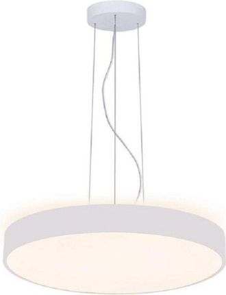 Trade Shop Trade Shop Traesio - Trade Shop - Cerchio 80 Cm Led 95 W Lampada Up Sospension 2 Light Temperatures - Blanco