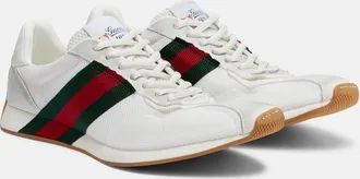 Gucci Gucci Tempo suede-trimmed sneakers
