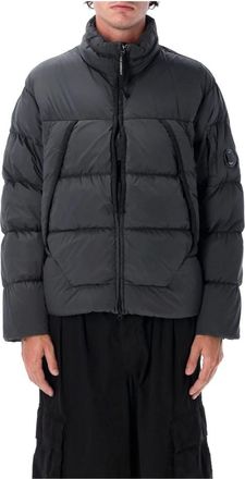 C.P. Company Gewatteerd Nylon Pufferjas Shadow - Heren - Winterjassen - Grijs - S - Nylon - Jassen