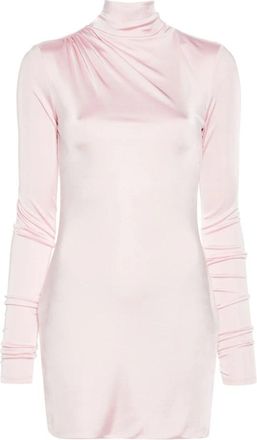 Andamane Roze Openback Mini Jurk - Dames - Korte kleedjes - Roze - M - Kleedjes