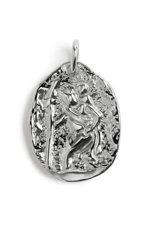 Monica Vinader St. Christopher Pendant in Sterling Silver at Nordstrom