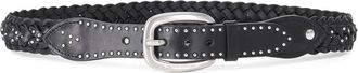 Golden Goose Belts - Dames - Riemen - Zwart - 85 CM - Leer - Accessoires