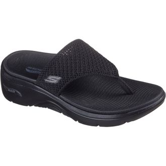 Skechers Go Walk Arch Fit 2.0 Womens Black Sandals - Size UK 4