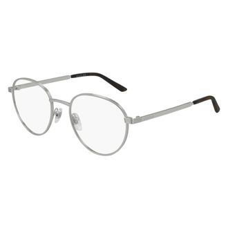 Gucci Ovaal Optisch Montuur - unisex - Brillen - Grijs - 51 MM - Accessoires