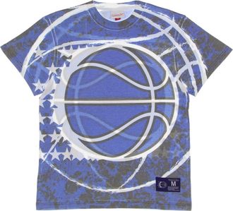 Mitchell & Ness Orlando Magic NBA Tee Hardwood Classics - Heren - T-shirts - Veelkleurig - L - Katoen - Tops