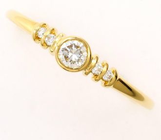C&A Yellow Gold Yellow Gold (18K) Band Ring (Pre-Owned)
