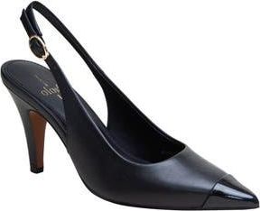 Linea Paolo Niyka Pointed Toe Slingback Pump in Black at Nordstrom Rack, Size 6.5