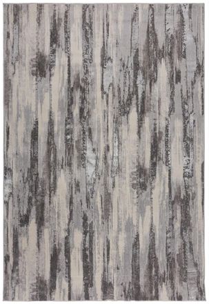 Novatrend Alfombra de sal&oacute;n moderna gris 120x170 cm