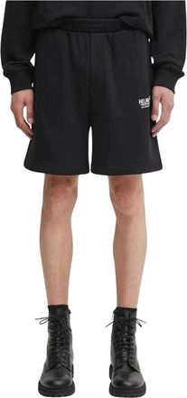Helmut Lang Katoenen Shorts - Heren - Korte Broeken - Zwart - S - Katoen - Korte Broeken