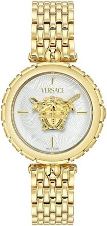 Versace Medusa Heritage Horloge - Dames - Horloges - Geel - ONE Size - Accessoires
