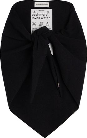 Extreme Cashmere Extreme Cashmere N&deg;150 Witch Cashmere-blend Triangle Scarf - Black - One Size