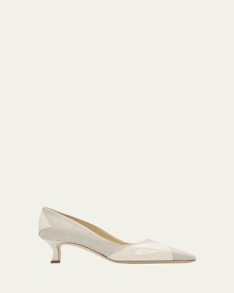 Manolo Blahnik 50mm Llobet Pointed-Toe Pumps