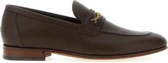 Valentino Garavani VLogo Signature Loafers - Heren - Loafers - Bruin - 45 EU - Leer - Schoenen