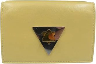 Bottega Veneta Pre-owned Wallets, female, Beige, Size: ONE SIZE Pre-owned Wallet (tri-fold)