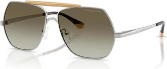 Michael Kors Denver Zonnebril - Dames - Zonnebrillen - Grijs - 58 MM - Accessoires