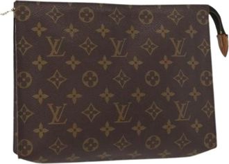 Louis Vuitton Pre-owned Clutches, female, Brown, Size: ONE SIZE Pre-owned Canvas Clutch