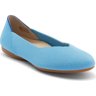 Rothy's The Daily Ballet Flat in Robin Blue at Nordstrom, Size 10.5