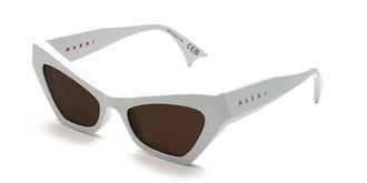 Marni Zelaryth White 4KW Mens Sunglasses White Size 58