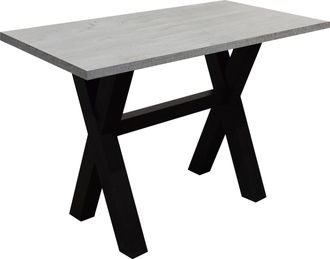 Mäusbacher Bartisch Gestell in X-Form (Breite 120, 140 oder 160 cm)