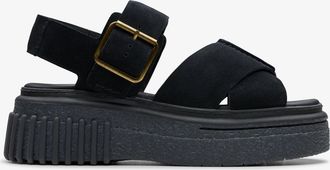 Clarks Evamar Wish Zwarte Sde Sandalen