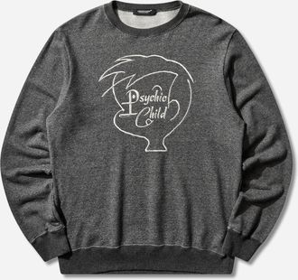 Undercover Men s Psychic Child Crewneck Sweatshirt Grey