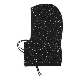 Pinko Hats, female, Black, Size: ONE SIZE Black Embroidered Hat for Women