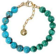 Fry Powers Turquoise + Malachite Bracelet in Turquoise/malachite at Nordstrom