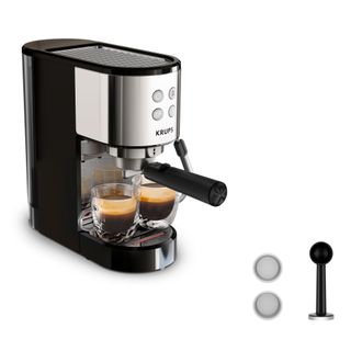 Krups Virtuoso Essential Xp441810 M&aacute;quina De Caf&eacute; Plata