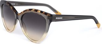 Missoni Womens 57 mm Grey Sunglasses