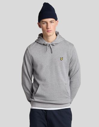 Lyle & Scott Lyle And Scott Mens Loopback Cotton Hoodie - Grey - Size: 38