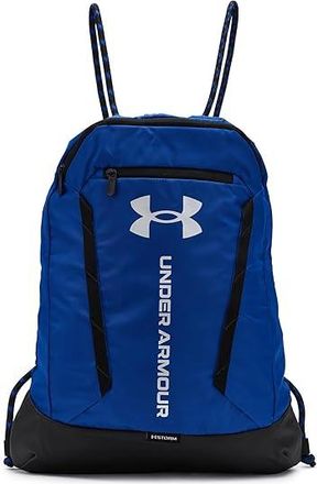 Under Armour Hustle Sackpack Backpack Bags Royal/Black/Metallic Silver, Polyester/Polyurethane