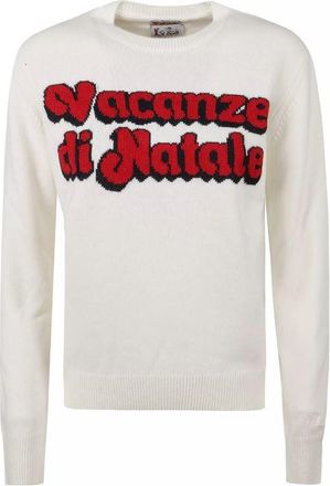 MC2 Saint Barth Classic White Sweatshirt With Bold Graphic Details
