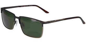 Jaguar 37372 Polarized 5100 Mens Sunglasses Black Size 60