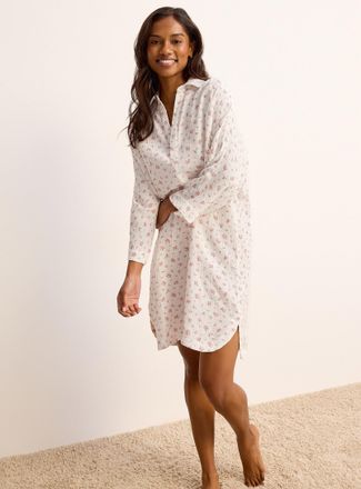 Miiyu Womens Flowy gauze nightshirt