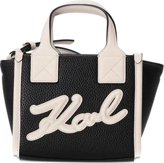 Karl Lagerfeld Borsa tote con logo - Nero