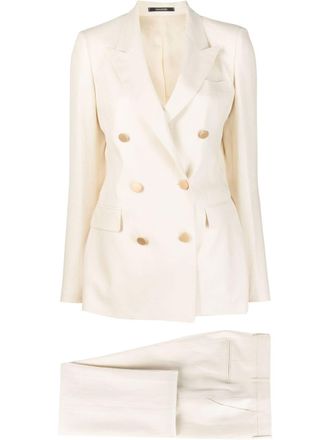 Tagliatore Blazer met dubbele rij knopen - Beige