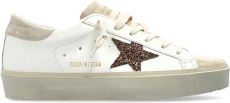 Golden Goose Sneakers Hi Star Classic - Dames - Sneakers - Wit - 40 EU - Leer - Schoenen