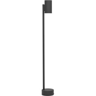 Eglo Eglo - Paletto Esterno Moderno Izzalini Acciaio Nero 1 Luce Gu10