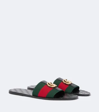 Gucci Riviera Double G slides